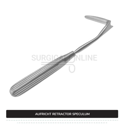 Aufricht Nasal Retractor Speculum 6 1/2" (16.5 cm), Solid Blade 45 mm Surgical ENT & Diagnostic