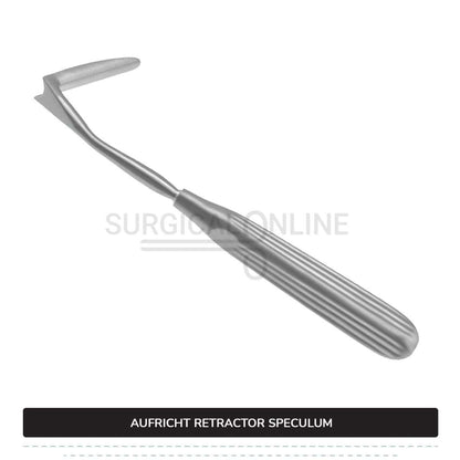 Aufricht Nasal Retractor Speculum 6 1/2" (16.5 cm), Solid Blade 45 mm Surgical ENT & Diagnostic