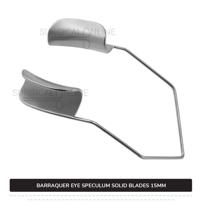 Barraquer Eye Speculum Large With Two Solid Blades 15mm Ophthalmic Surgical Instruments