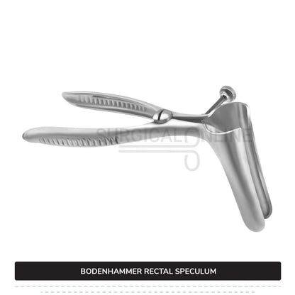 Bodenhammer Rectal Speculum 6″ (15.2 cm) Long, With Set Screw, Blades 3 1/2″ (8.9 cm) Long x 3/4″ (1.9 cm) Wide