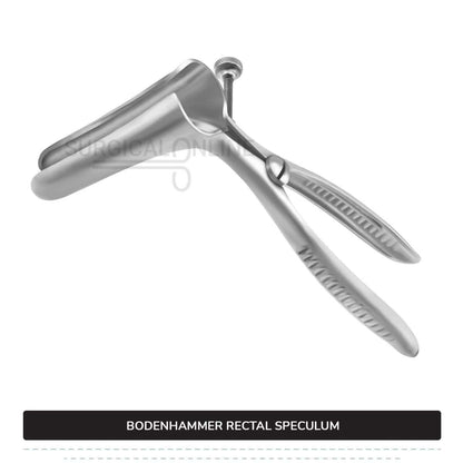 Bodenhammer Rectal Speculum 6″ (15.2 cm) Long, With Set Screw, Blades 3 1/2″ (8.9 cm) Long x 3/4″ (1.9 cm) Wide