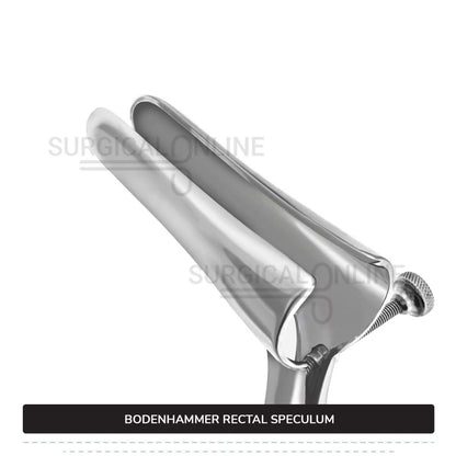 Bodenhammer Rectal Speculum 6″ (15.2 cm) Long, With Set Screw, Blades 3 1/2″ (8.9 cm) Long x 3/4″ (1.9 cm) Wide