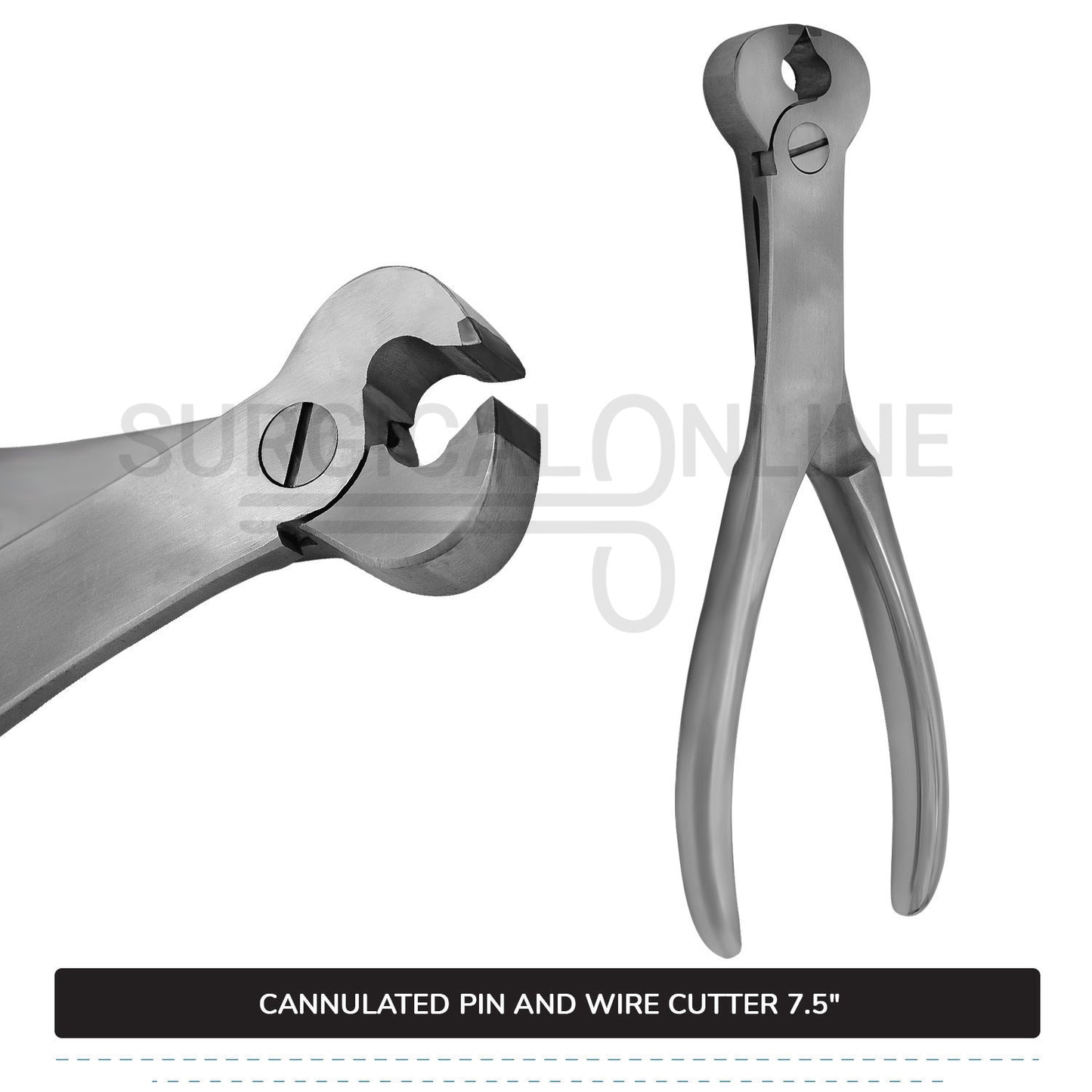 Cannulated Pin and Wire Cutter 7.5''