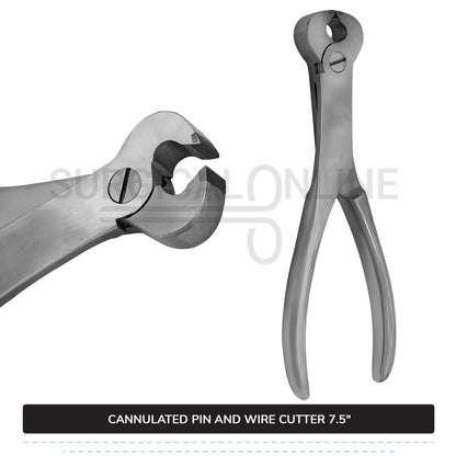 Cannulated Pin and Wire Cutter 7.5''