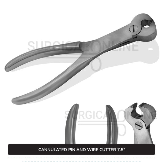 Cannulated Pin and Wire Cutter 7.5''