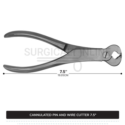 Cannulated Pin and Wire Cutter 7.5''