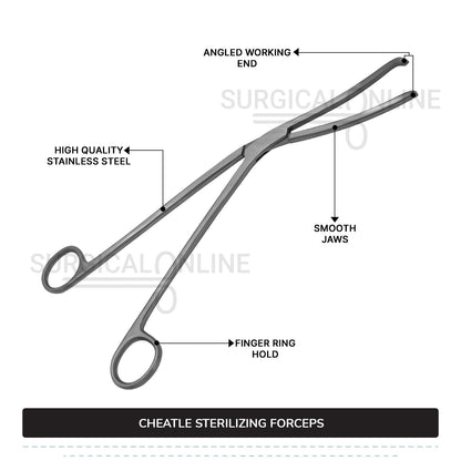 Cheatle Sterilizing Forceps 11"