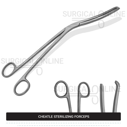 Cheatle Sterilizing Forceps 11"