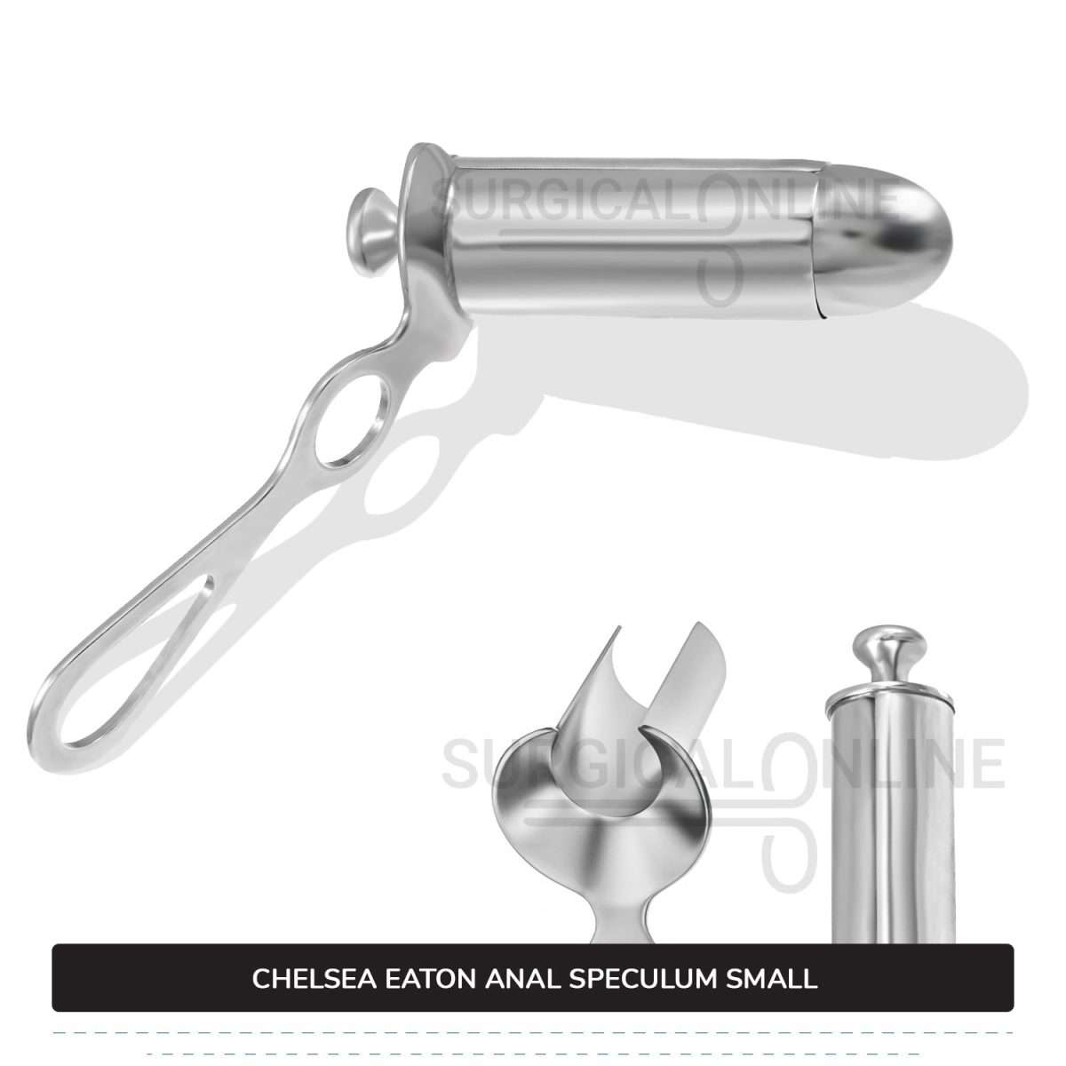 Chelsea Eaton Anal Speculum Small 2 5/8" (6.7 cm) long x 7/8" (2.2 cm) O.D Rectal Instruments