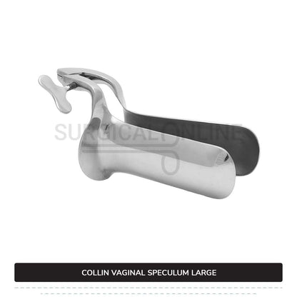 Collin Vaginal Speculum, Large Size 1 5/8" (4.1 cm) X 4 1/2" (11.4 cm)
