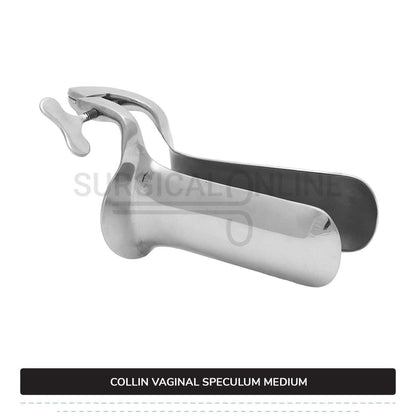 Collin Vaginal Speculum, Medium Size 1 3/8" (3.5 cm) X 4" (10.0 cm)