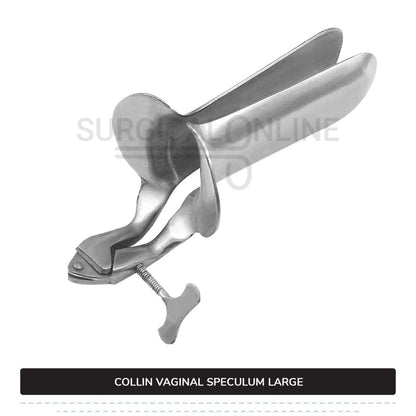 Collin Vaginal Speculum, Large Size 1 5/8" (4.1 cm) X 4 1/2" (11.4 cm)