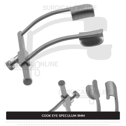 Cook Eye Speculum Infant 1 7/8" (4.7cm) With Solid Blades 9mm x 3mm Spread 25mm Ophthalmic Instruments