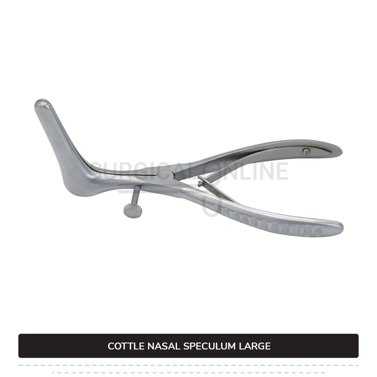 Cottle Septum Speculum Large 6″ (15.2 cm), With Set Screw, Narrow 75mm Long Blades