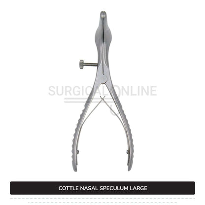 Cottle Septum Speculum Large 6″ (15.2 cm), With Set Screw, Narrow 75mm Long Blades