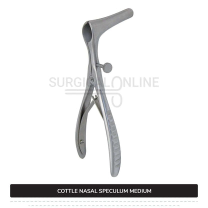 Cottle Septum Speculum Medium 6″ (15.2 cm), With Set Screw, Narrow 50mm Long Blades
