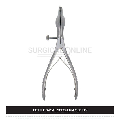 Cottle Septum Speculum Medium 6″ (15.2 cm), With Set Screw, Narrow 50mm Long Blades