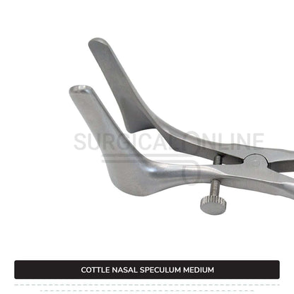 Cottle Septum Speculum Medium 6″ (15.2 cm), With Set Screw, Narrow 50mm Long Blades