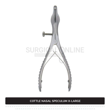 Cottle Septum Speculum X-Large 6″ (15.2 cm), With Set Screw, Narrow 90mm Long Blades