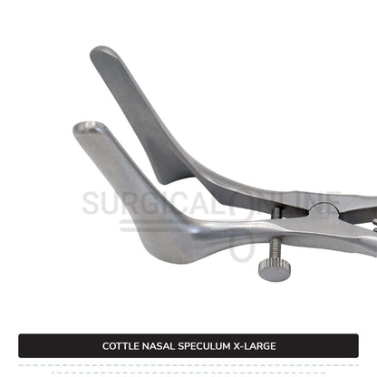 Cottle Septum Speculum X-Large 6″ (15.2 cm), With Set Screw, Narrow 90mm Long Blades