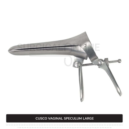 Cusco Vaginal Speculum Large, With Side Screw, 1 3/8" (3.5 cm) X 4 1/2" (11.4 cm)