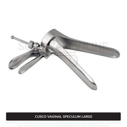 Cusco Vaginal Speculum Large, With Side Screw, 1 3/8" (3.5 cm) X 4 1/2" (11.4 cm)