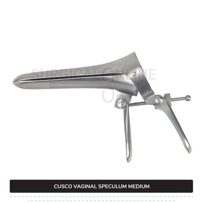Cusco Vaginal Speculum Medium, With Side Screw, 1 3/8" (3.5 cm) X 4" (10.2 cm)