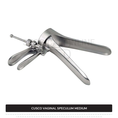 Cusco Vaginal Speculum Medium, With Side Screw, 1 3/8" (3.5 cm) X 4" (10.2 cm)
