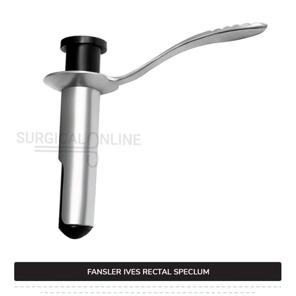 Fansler-Ives Rectal Speculum 2 3/4 x 1 1/8" Hollow Tube With Obturator, 3 1/4" Handle