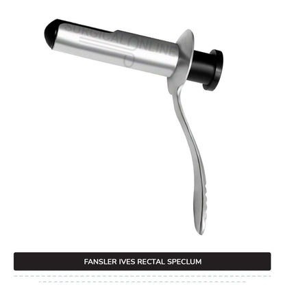Fansler-Ives Rectal Speculum 2 3/4 x 1 1/8" Hollow Tube With Obturator, 3 1/4" Handle