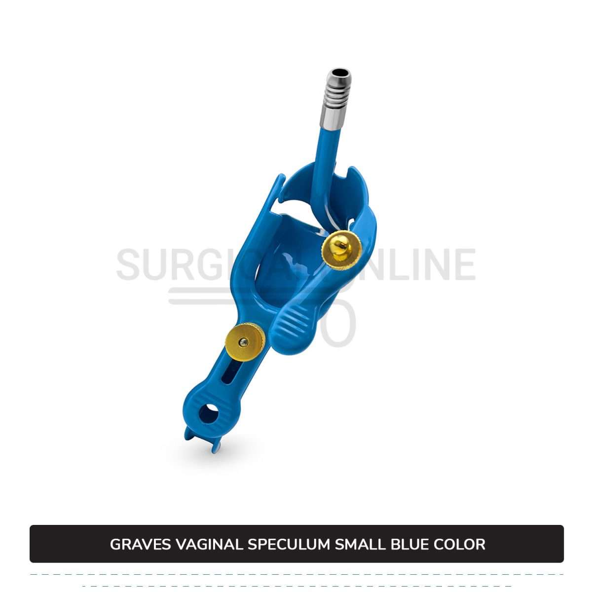 Grave Vaginal Speculum Small LLETZ LEEP Blue Teflon Cover