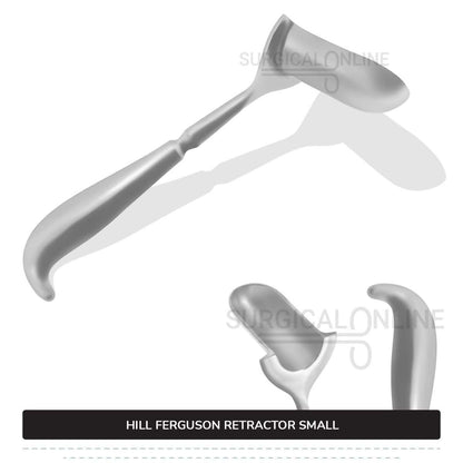 Hill Ferguson Rectal Retractor Small 8 1/2" (21.6cm) Long, 7/8" (2.2 cm) X 2 1/2" (6.4 cm) Blades Surgical Veterinary