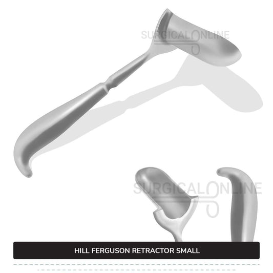 Hill Ferguson Rectal Retractor Small 8 1/2" (21.6cm) Long, 7/8" (2.2 cm) X 2 1/2" (6.4 cm) Blades Surgical Veterinary