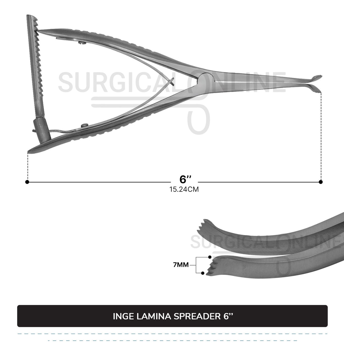 Inge Lamina Spreader 6"