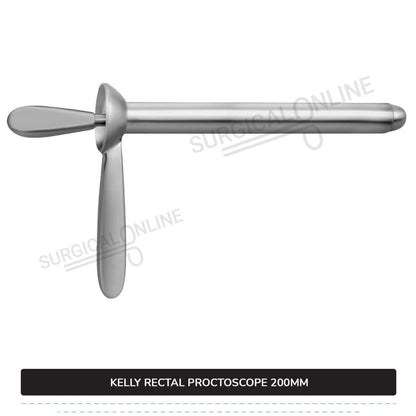 Kelly Anal Proctoscope, 8" (20 cm) Long X 7/8" (2.2 cm), Outer Diameter With Obturator Rectal Speculum