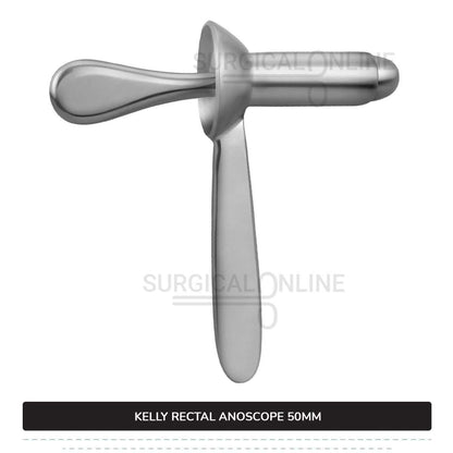Kelly Rectal Anoscope, 2" (5.0 cm) Long X 7/8" (2.2 cm), Outer Diameter With Obturator Anal Speculum