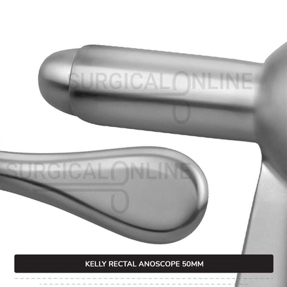 Kelly Rectal Anoscope, 2" (5.0 cm) Long X 7/8" (2.2 cm), Outer Diameter With Obturator Anal Speculum