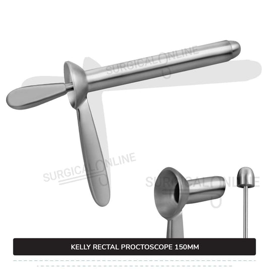 Kelly Rectal Proctoscope, 5.5" (14.0 cm) Long X 7/8" (2.2 cm), Outer Diameter With Obturator Anal Speculum
