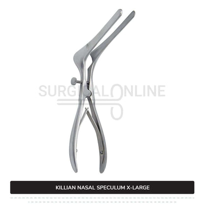 4 Pcs Killian Nasal Speculum Set Small, Medium, Large, & X-Large Rhinology