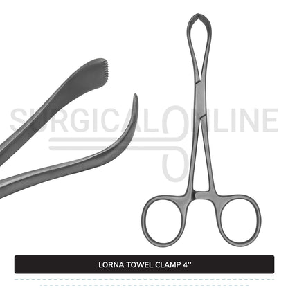 Lorna Towel Clamp 4"