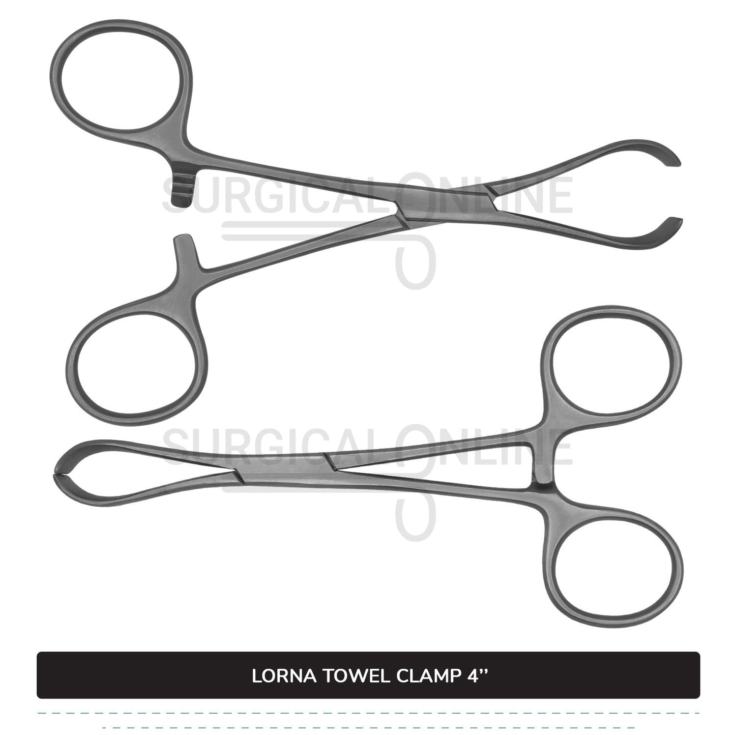 Lorna Towel Clamp 4"