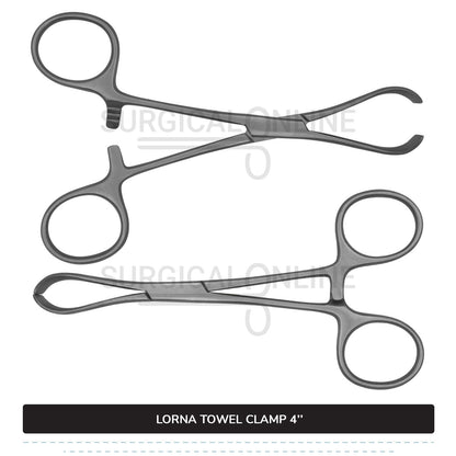 Lorna Towel Clamp 4"