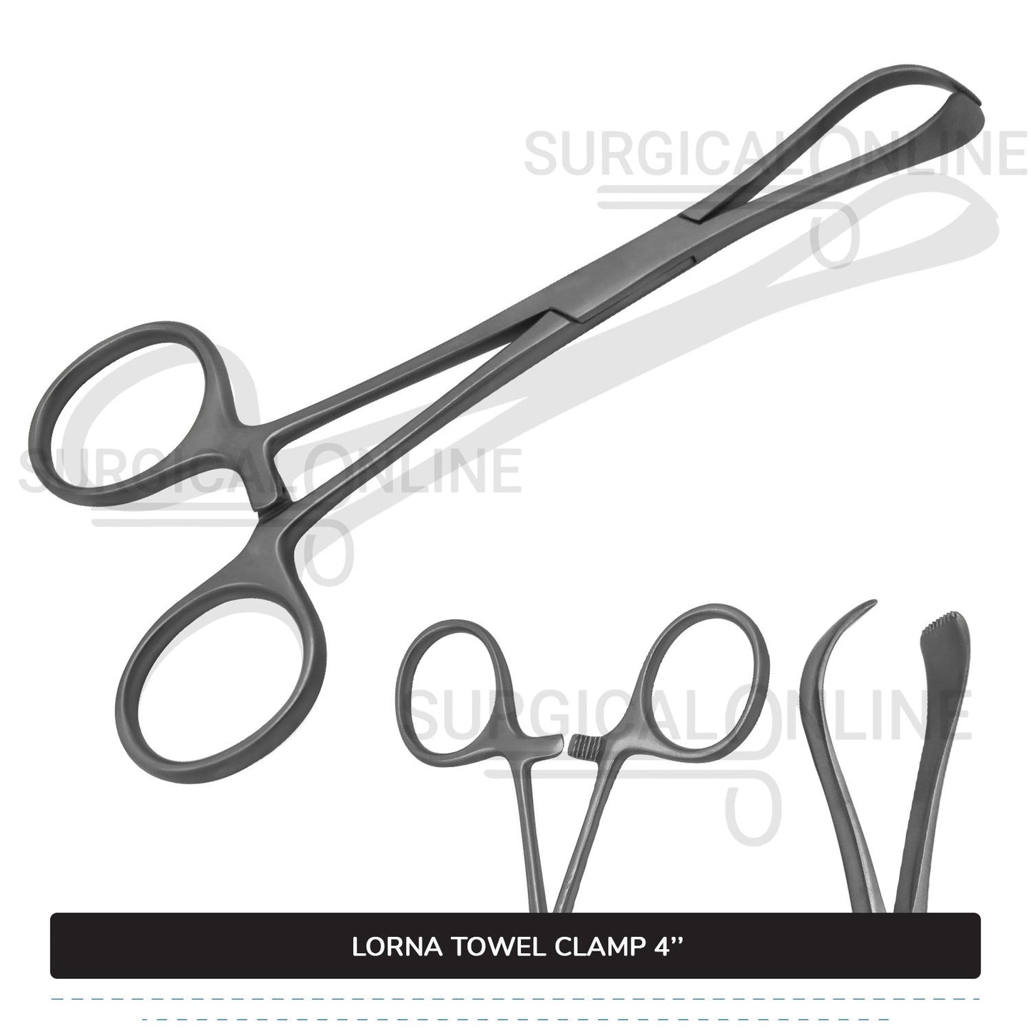 Lorna Towel Clamp 4"