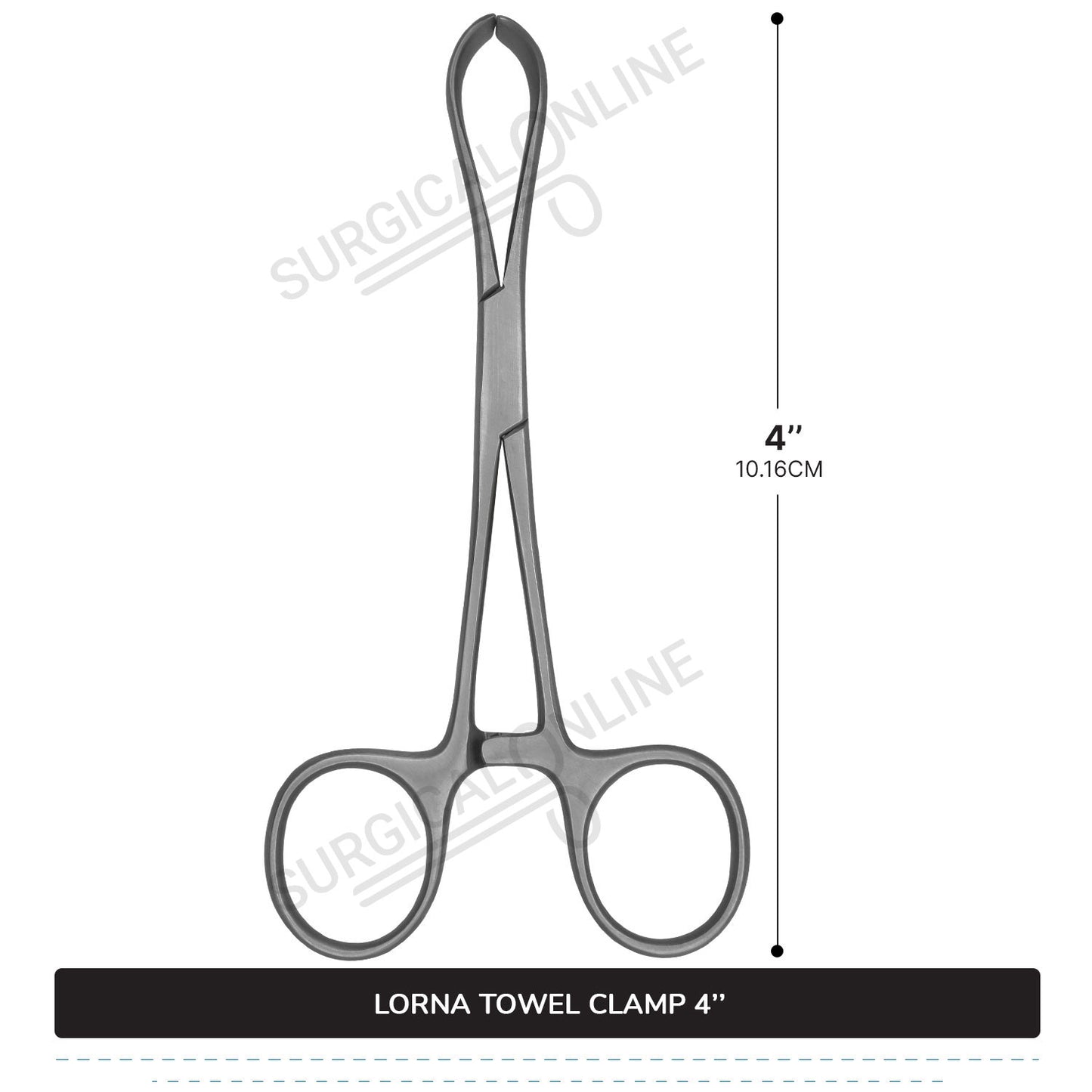 Lorna Towel Clamp 4"
