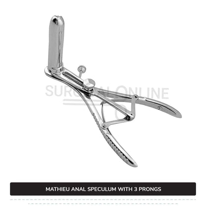 Mathieu Anal Rectal Speculum 3-Prong OB/GYN Instruments