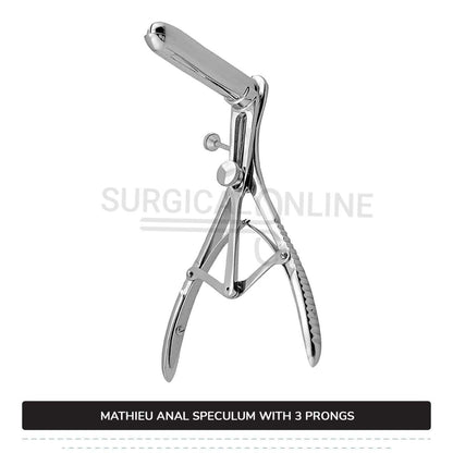 Mathieu Anal Rectal Speculum 3-Prong OB/GYN Instruments