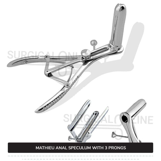 Mathieu Anal Rectal Speculum 3-Prong OB/GYN Instruments
