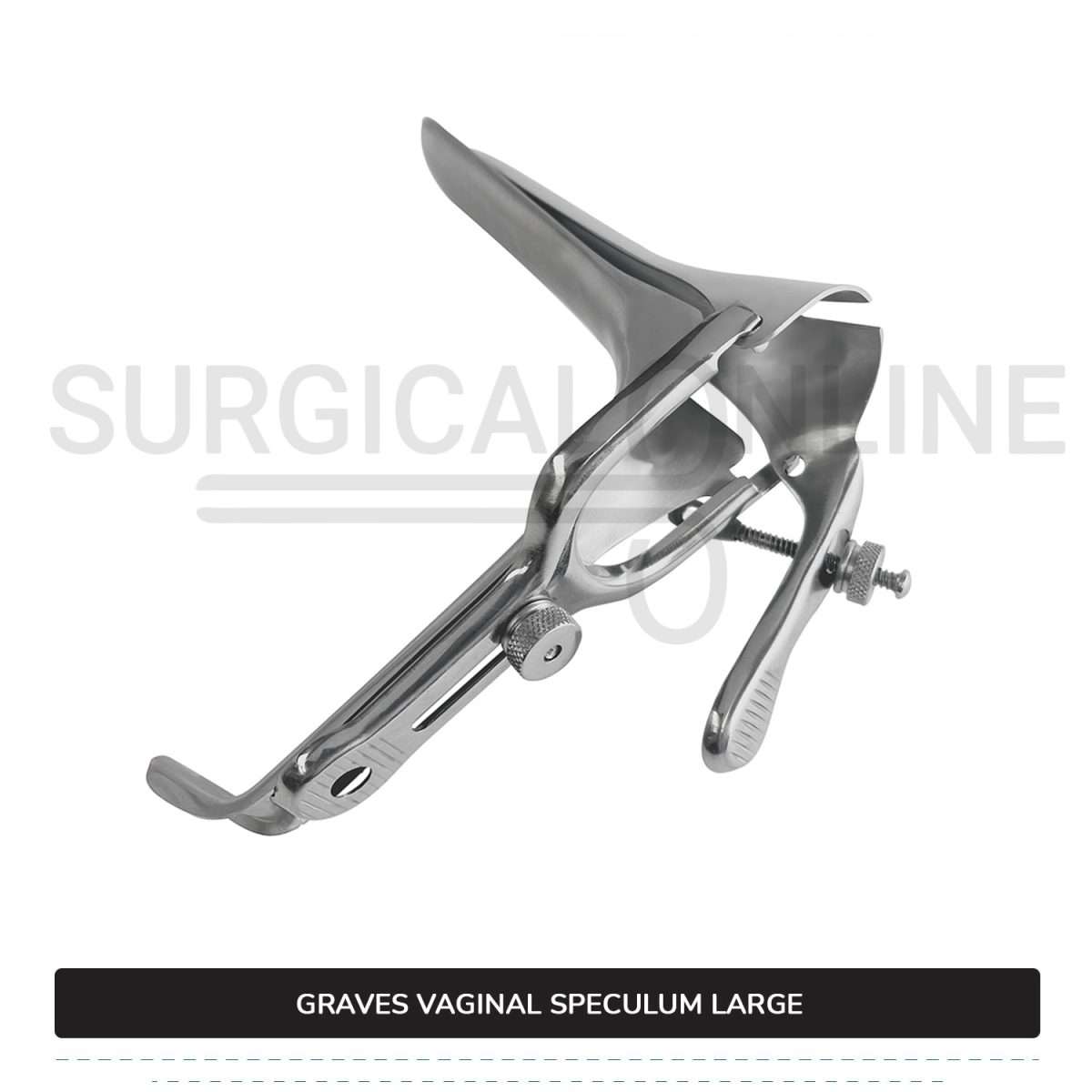 Graves Vaginal Speculum Large, 1 3/8" (3.5 cm) X 4 1/2" (11.5 cm)