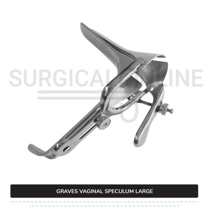 Graves Vaginal Speculum Large, 1 3/8" (3.5 cm) X 4 1/2" (11.5 cm)