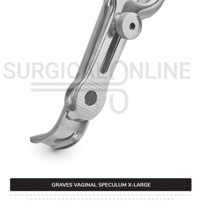 Set of 3 Pcs Grave Vaginal Speculum Small, Medium, & Large OB/Gyne Surgical